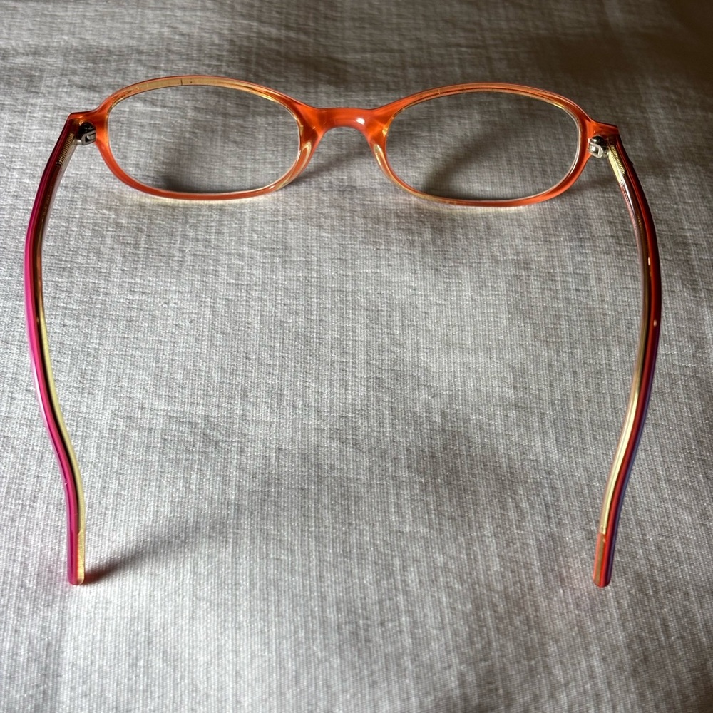 D&G Vibrant Pink and Gold Glasses Frame Only